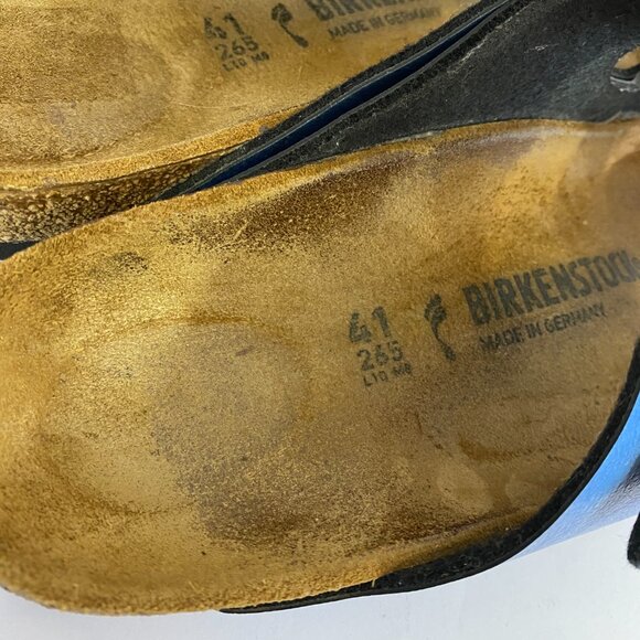 Birkenstock Arizona Iridescent Two Strap Slide Sandals Size 41 US 10-10.5 - Picture 4 of 7